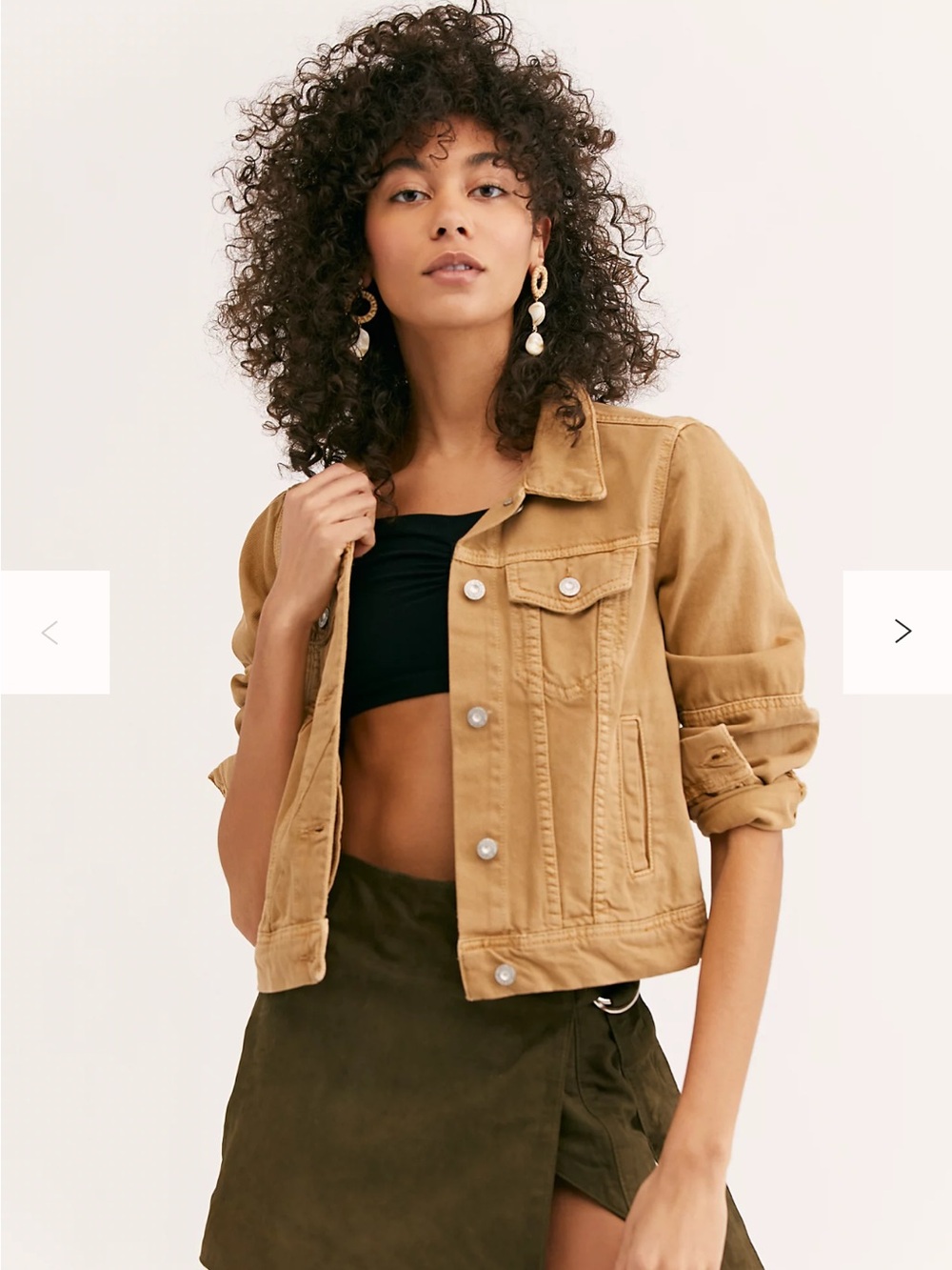 Free People Rumors Denim Jacket